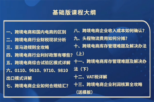 图片[2]-（12012期）跨境电商-财务入门课：7大技术+5大技能（14节课）-华创网