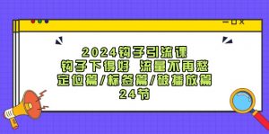 图片[1]-（12055期）2024钩子·引流课：钩子下得好 流量不再愁，定位篇/标签篇/破播放篇/24节-华创网