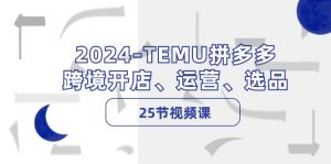 图片[1]-（12064期）2024-TEMU拼多多·跨境开店、运营、选品（25节视频课）-华创网