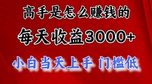 图片[1]-（12102期）1天收益3000+，月收益10万以上，24年8月份爆火项目-华创网