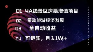 图片[1]-（12126期）4A级景区房票增值项目 带动旅游经济发展 全自动收益 可矩阵 月入1w+-华创网