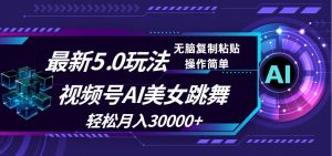 图片[1]-（12238期）视频号5.0最新玩法，AI美女跳舞，轻松月入30000+-华创网