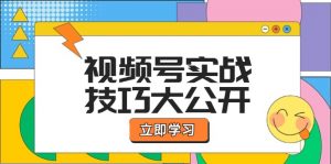 图片[1]-（12316期）视频号实战技巧大公开：选题拍摄、运营推广、直播带货一站式学习 (无水印)-华创网