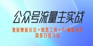 图片[1]-（12411期）公众号流量主实战：独家赛道玩法+高效工具+AI辅助创作，助你日进斗金-华创网